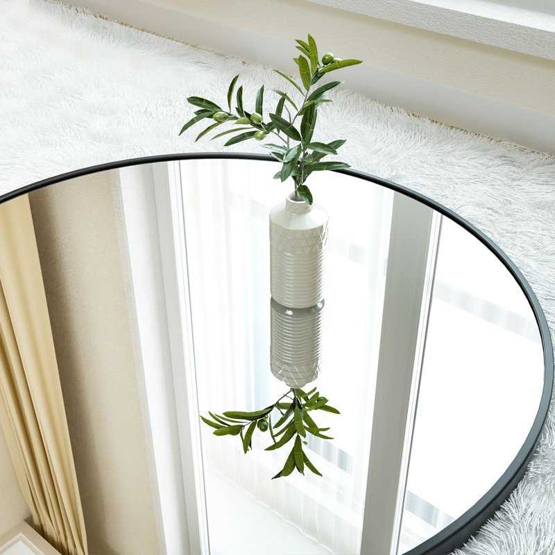 Gehard Round Metal Framed Mirror - Image 3