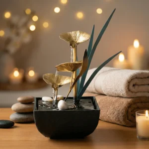 Bonsai Tabletop Humidifier – Rockery Fountain Decor