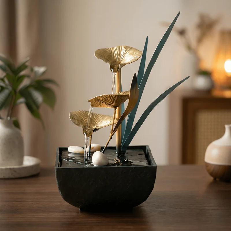 Bonsai Tabletop Humidifier – Rockery Fountain Decor - Image 3